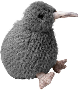 Maskotka-przytulanka Lean Toys Ptak Kiwi Szary 17 cm 13839 (5905991033301)