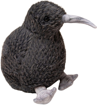 Maskotka-przytulanka Lean Toys Ptak Kiwi Czarny 21 cm 13842 (5905991033332)