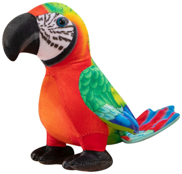 Maskotka Lean Toys Papuga Czerwona 20 cm 16849 (5905884451663)