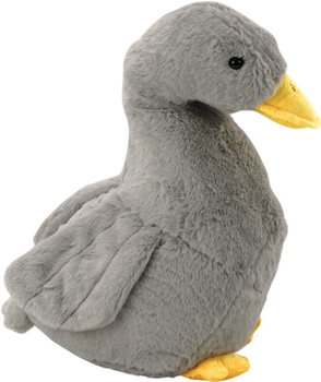 Maskotka-przytulanka Lean Toys Gęś Szary 40 cm 19683 (5905991010586)
