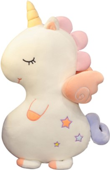 Maskotka-przytulanka Lean Toys Jednorożec Biały 50 cm 20951 (5905991034933)