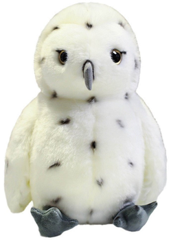 Maskotka-przytulanka Lean Toys Ptak Sowa Biała 23 cm 22178 (5905991045342)