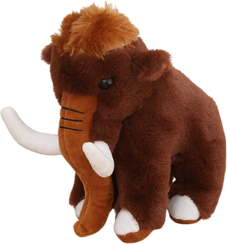Maskotka-przytulanka Lean Toys Mamut Brązowy 20 cm 22474 (5905991048305)