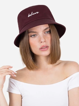 Панама SumWin Shag Believe SG-306-05 54-56 Темное бордо/Белый