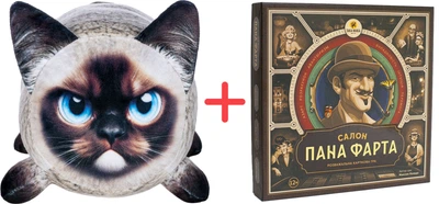 Набор Подарочная игрушка Inka Toys Сиам + Настольная игра Така Мака Салон Пана Фарта (4820266221812_1)