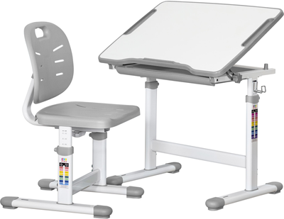 Комплект Evo-kids Стол + Стул Evo-05 Ergo Grey (Evo-05 Ergo G)
