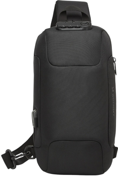 Torba rowerowa Wozinsky Premium Single Shoulder Anti-Theft with Organizer and USB Black (5907769372186)