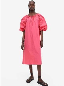Платье H&M L розовый 1071140864