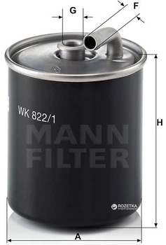 Фильтр топливный MANN WK 822/1