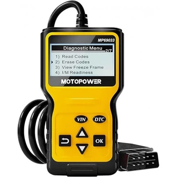 Автосканер MOTOPOWER MP69033 діагностичний автомобільний адаптер OBD-2 Yellow (R3866)