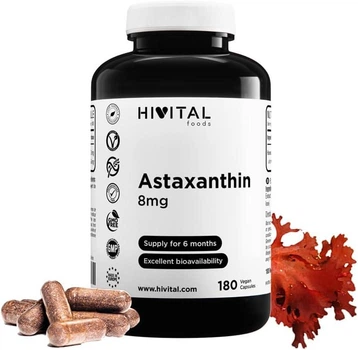 Астаксантин 8 мг Hivital180 капсул