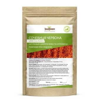 Красная чечевица Здорово 250 г