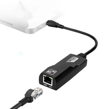 Гигабитный USB LAN адаптер / проводной переходник Type-C — Ethernet / Сеть RJ45 LAN для Windows 11/10/8.1/7/XP/Linux/Mac GigabitPro (GP-185498)