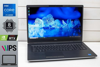 Ноутбук Dell Precision 7760 / i7-11850H / 8 ЯДЕР / 32RAM / 1Tb2SSD / RTX A3000 / 17,3” Б/В