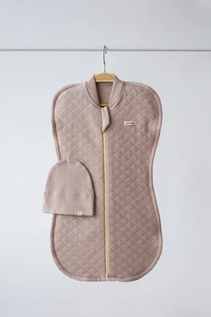 Евро пеленка на молнии с шапочкой "Kappi" Коричнева 0-3 месяцев (MB105470BM)