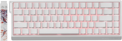 Клавіатура дротова Madlions MAD 68 HE RGB 1000 HZ, White
