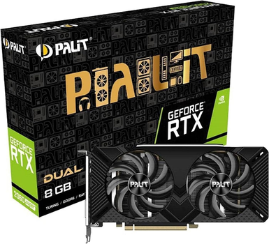 Palit GeForce RTX 2060 Super Dual 8GB GDDR6 (NE6206S018P2-1160A-1:5) Б/в