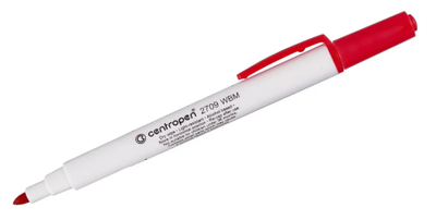 Маркер сухостиральний Centropen 2709/02 червоний 1,8мм