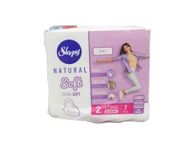 Прокладки гігієнічні SLEEPY Денні 6к. 7шт "Soft" Long-2
