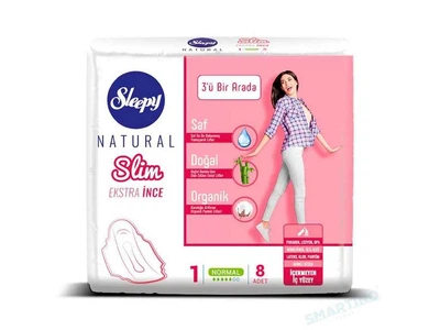 Прокладки гігієнічні SLEEPY 5 крапель EXTRA THIN NORMAL 8шт