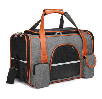 Сумка-переноска для собак і котів 50х30х30 Moorpet CP-63 Dark gray