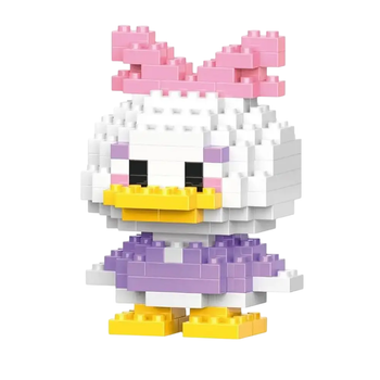 Конструктор фигурка Пиксели BRICKS Дейзи Дак Daisy Duck