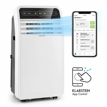 Мобильный кондиционер Klarstein Metrobreeze New York Smart 7000 BTU, Wi-Fi, 2.1 кВт, до 34 м², Белый