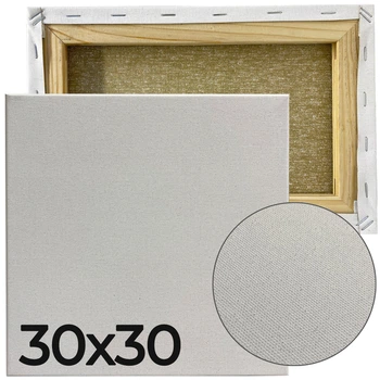 Полотно на підрамнику Luna полікоттон 270 г/м2 дрібне зерно 30*30 см (LM3030)