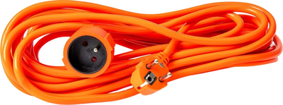 Przedłużacz Platinet 1 gniazdko 230V 16A 10 m Orange (46088)