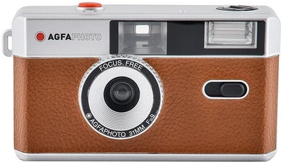Пленочный фотоаппарат AgfaPhoto Reusable Коричневый (603002) Б/В
