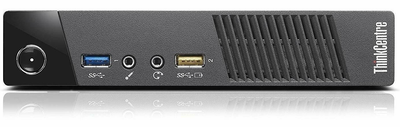 Мини ПК Lenovo ThinkCentre M93p / Intel Core i5-4590T / RAM 8GB / SSD 256GB / LAN / Wi-Fi 5 / Bluetooth 4.0 / Windows 11 / Черный (102125433) - Уценка