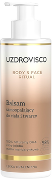 Бальзам для автозасмаги для тіла та обличчя Uzdrovisco Body & Face Ritual 200 мл (5904917483916)