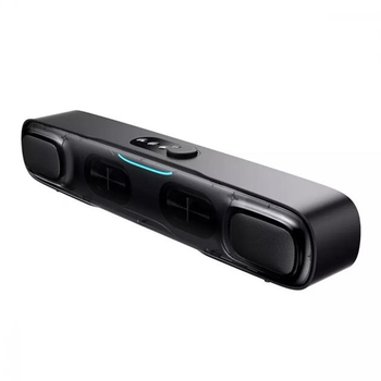 Акустика BASEUS AeQur DS10 Mini Soundbar (battery), BT5.3, AUX, USB, OTA, RGB, 2.5Wx2, 5000mAh, 12h, black
