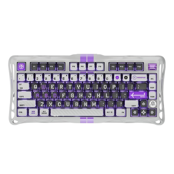 Клавиатура игровая GravaStar Mercury V75 проводная с магнитными переключателями - Mecha Gray