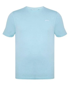 Футболка чоловіча базова Slazenger 592004.14 L блакитна (2592004144302)