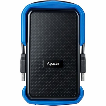 Зовнішній жорсткий диск PHD External 2.5'' Apacer USB 3.1 AC631 2TB Black/Blue (color box) (AP2TBAC631U-1)