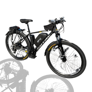 Велосипед з Е-комплектом з багажником Royal 29" FOX 2025 48 В 500Вт MXSUS 12 Ah/ до 45 км запас ходу+дисплей LSD4+Pas-ассистент