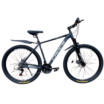 Велосипед Royal 26" CROCS (рама-15") SHIMANO черный (молотковий) 2025