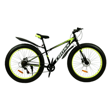 Внедорожник фэтбайк 26/4.0 Suv Mbike (fatbike) Черно-неоново жёлтый велосипед широкая покрышка фетбайк