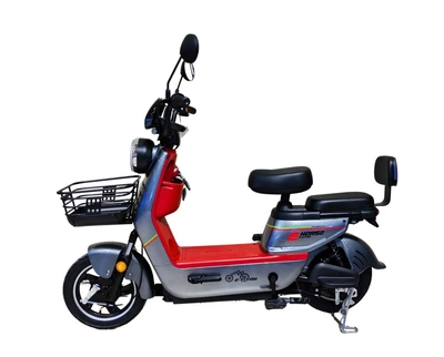 Электроскутер 14" Hoсk 1000W, 60V/20A велоскутер акумуляторный, свет LED Серый