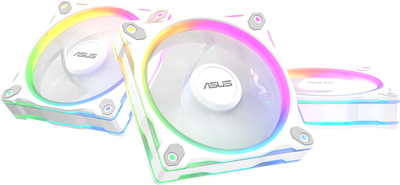 Вентилятор ASUS Prime MR120 ARGB Reverse Fan - Triple Pack White (90DA00L3-B09020)