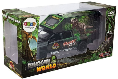Camper z dinozaurami Lean Toys 1:32 Czarny (5970) (5908275997047)