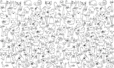 Обои-раскраски Коты 60*100 C-100013 1526646