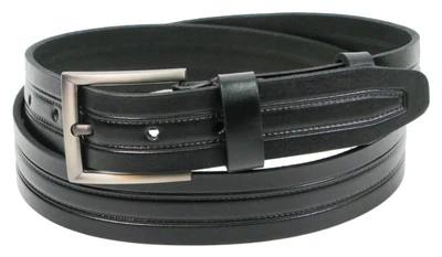 Чоловічий шкіряний ремінь під джинси Skipper 1296-38