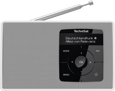 Odbiornik radiowy TechniSat Digitradio 2 DAB+ White (0001/3910)