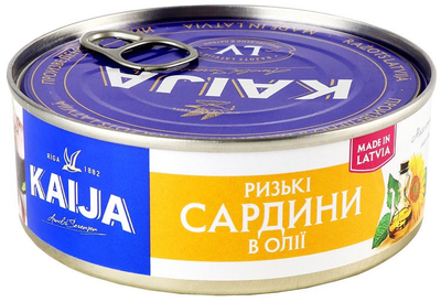 Сардина атлантична в олії Kaija 240 г (4751007731164)