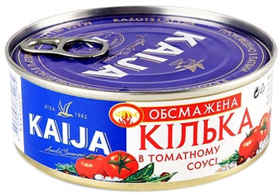 Кілька обсмажена в томатному соусі Kaija 240 г (4751007732284)