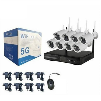 Комплект видеонаблюдения KIT 5G WiFi с 8 камерами и видеорегистратором без монитора уличные камеры