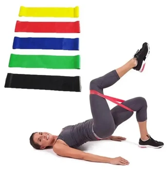 Набор фитнес резинок для тренировок Fitness Rubber Bands эластичные ленты для фитнеса