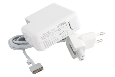 Адаптер для ноутбуков PowerPlant APPLE 220V, 16.5V 60W 3.65A (MagSafe 2) 1884087